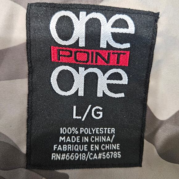 Men's/Women's Full Zip, Hooded, Camo, by One Point One, Size Large - Picture 2 of 10